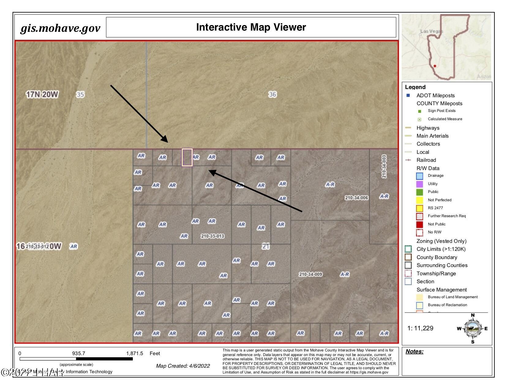 0 N/a Golden Valley, AZ 86413 - Photo 2 of 2 Topock Map 2
