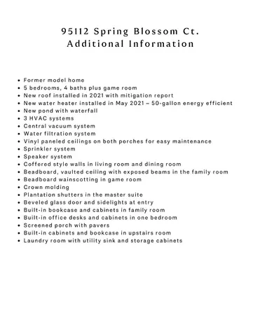 $899,700 | 95112 Spring Blossom Court, Fernandina Beach, FL 32034