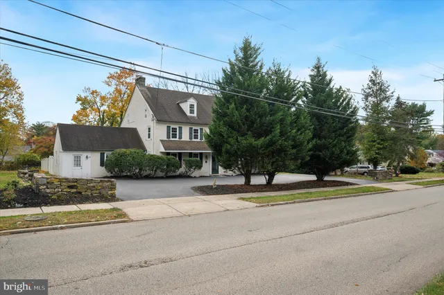front view of a house with a street