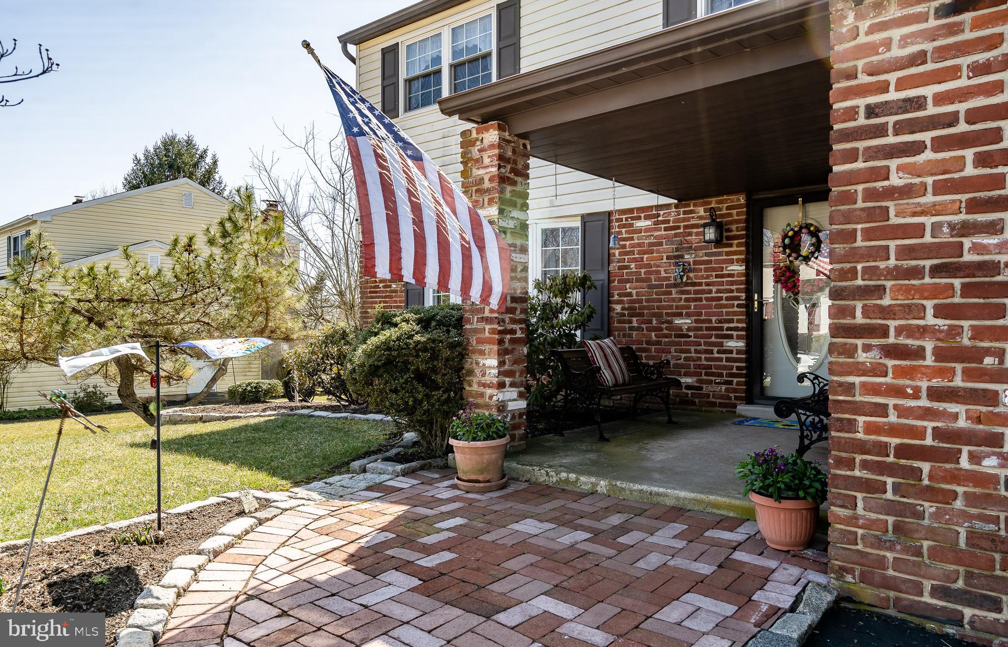 909 Fillmore Road East Norriton, PA 19403 - Photo 3 of 56 Brick entry and covered porch