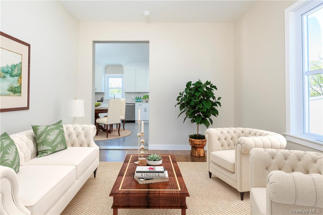 9 Todd Place, Unit 1ST FL RIGHT SIDE Ossining, NY 10562 - Photo 8 of 17 Living Room has been virtually staged.