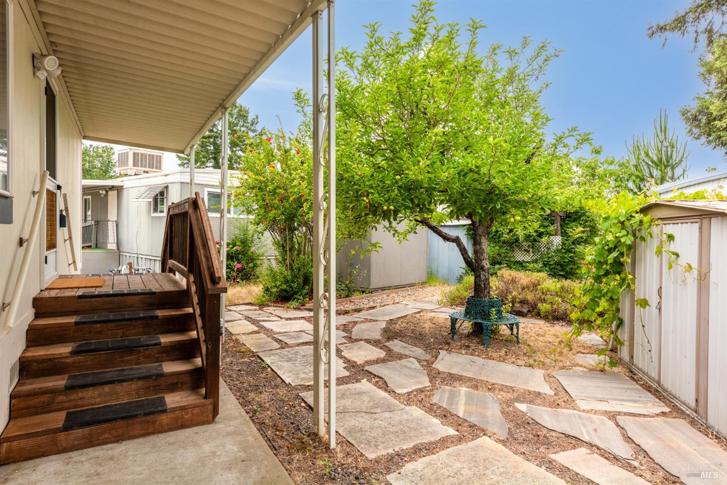 5754 Lois Avenue Santa Rosa, CA 95403 - Photo 3 of 23 a view of a backyard with sitting area