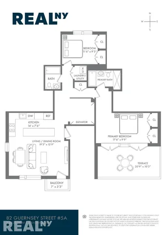 $2,045,000 | 82 Guernsey Street, Unit PH5 | Greenpoint