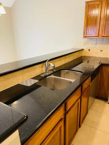 a close view of sink and tap