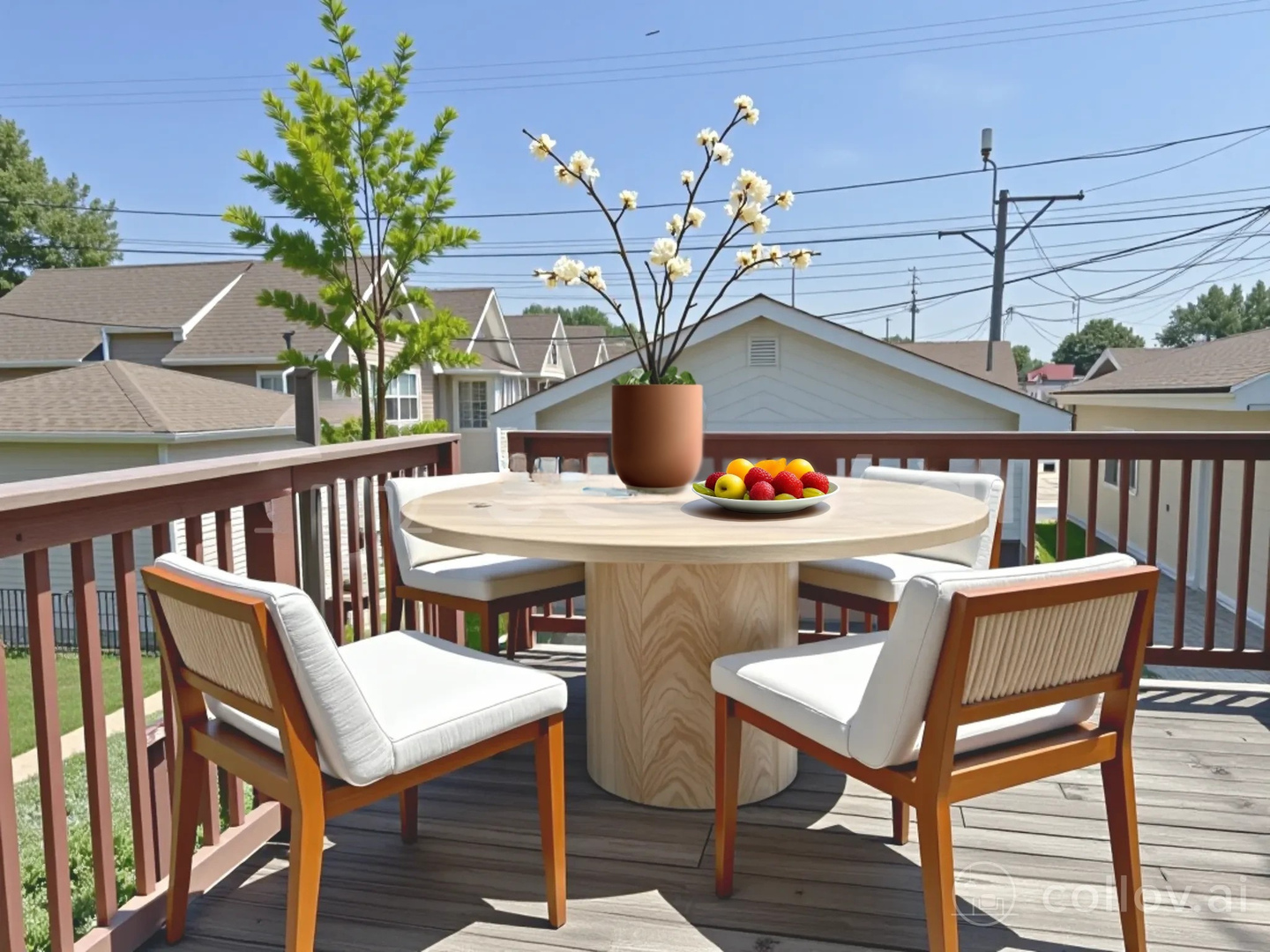 3909 West 71st Street Chicago, IL 60629 - Photo 16 of 16 a roof deck with table and chairs
