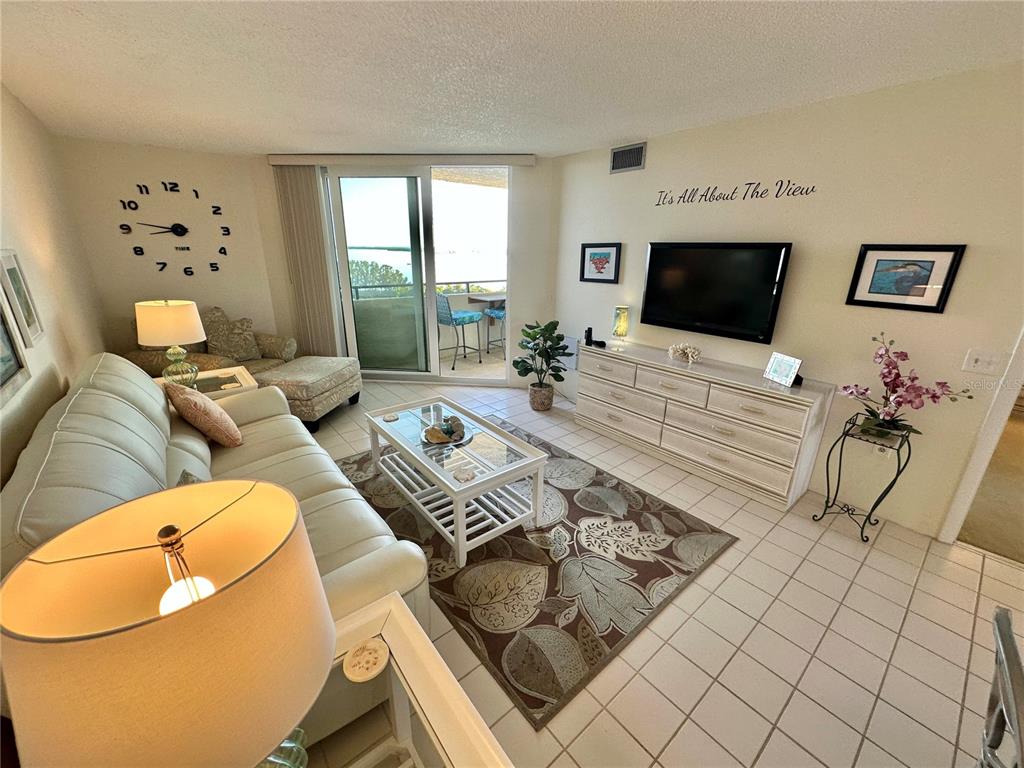 5915 Sea Ranch Drive, Unit 711 Hudson, FL 34667 - Photo 13 of 85 a living room with furniture and a flat screen tv