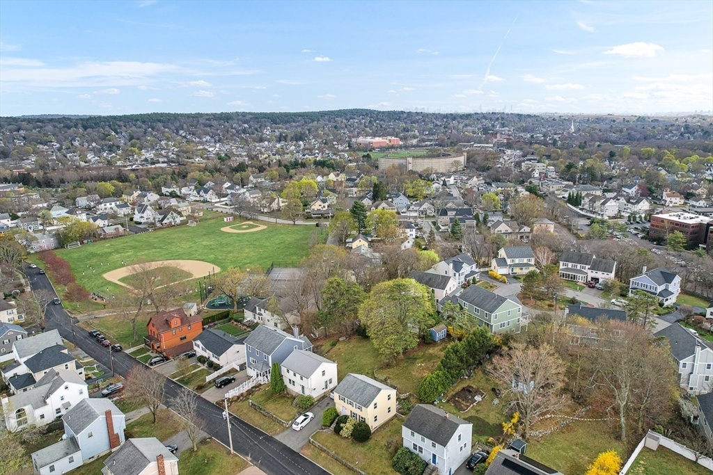 104 Wendell Street Winchester, MA 01890 - Photo 40 of 42 an aerial view of a residential houses with outdoor space
