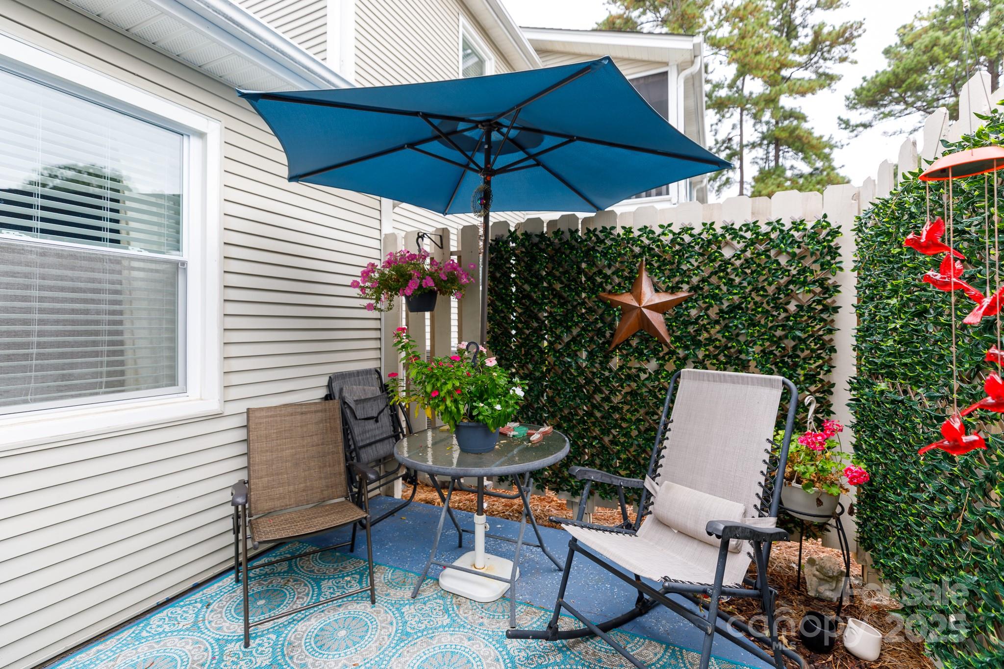1246 India Hook Road Rock Hill, SC 29732 - Photo 20 of 21 a view of a patio with furniture and a umbrella