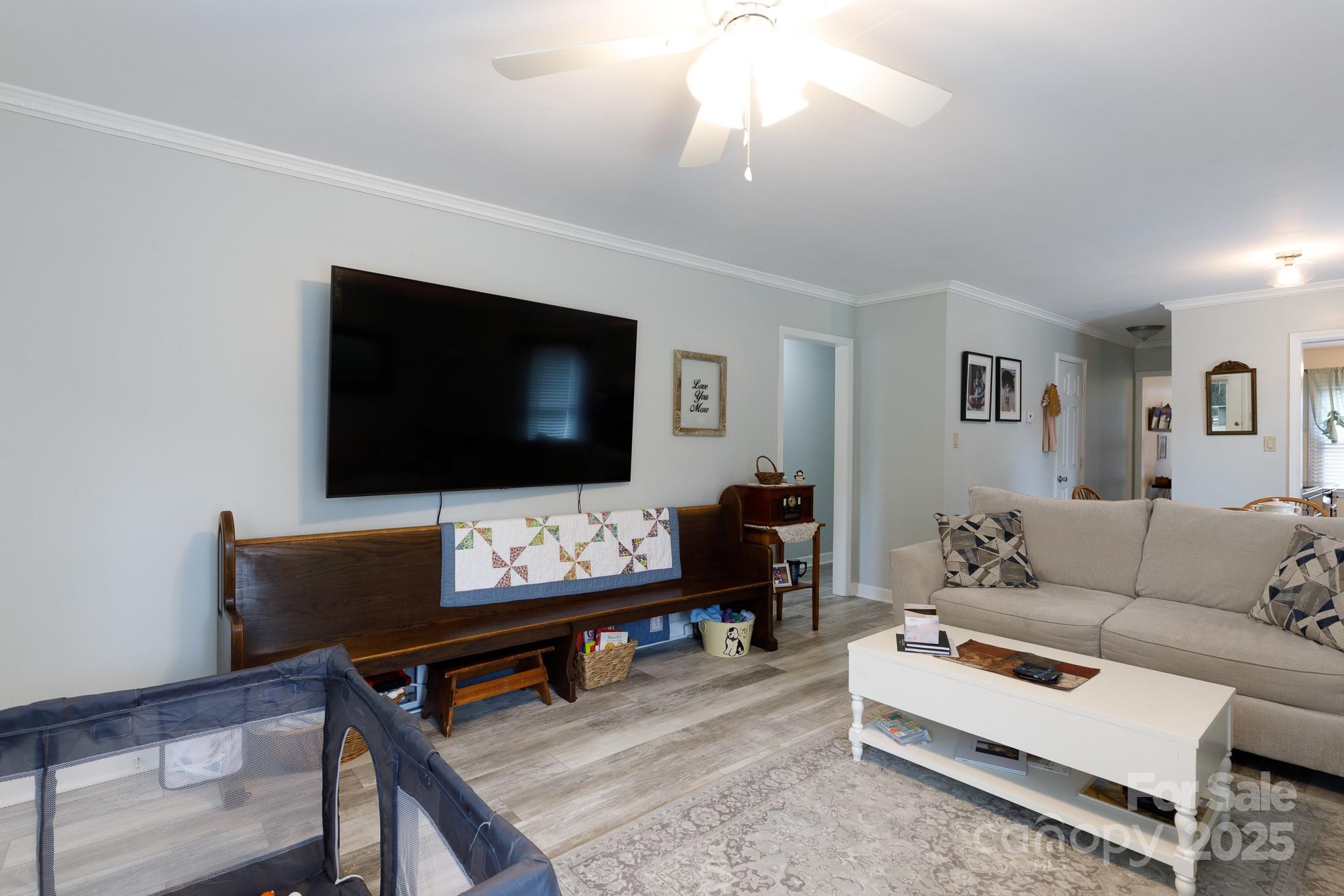 1246 India Hook Road Rock Hill, SC 29732 - Photo 5 of 21 a living room with furniture and a flat screen tv