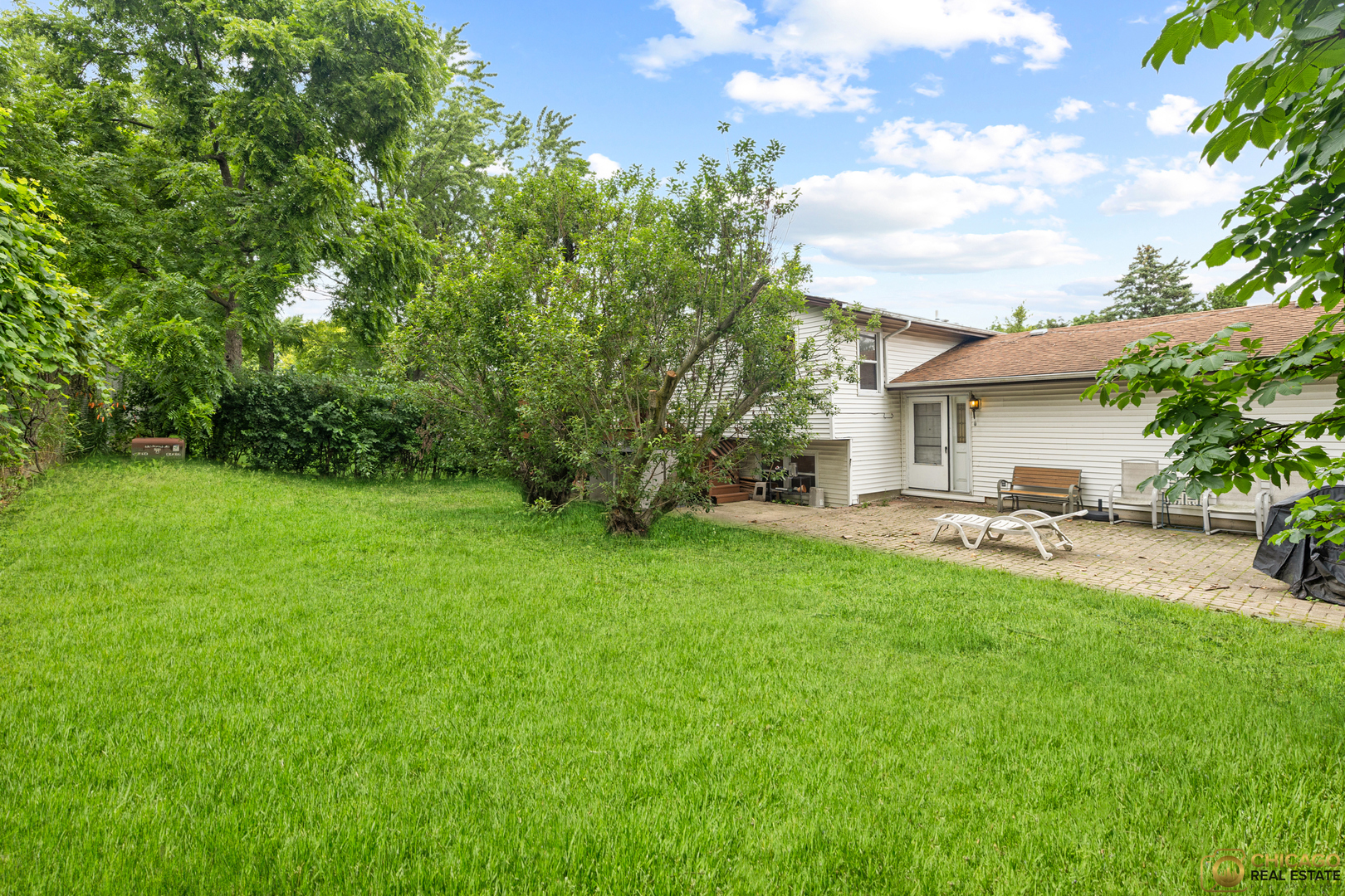 220 Osage Terrace Buffalo Grove, IL 60089 - Photo 9 of 24 a view of a house with a backyard and a tree