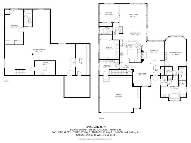 a picture of floor plan