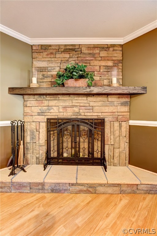 7 Stanmore Road Richmond, VA 23236 - Photo 13 of 23 Stone Wood Burning Fireplace