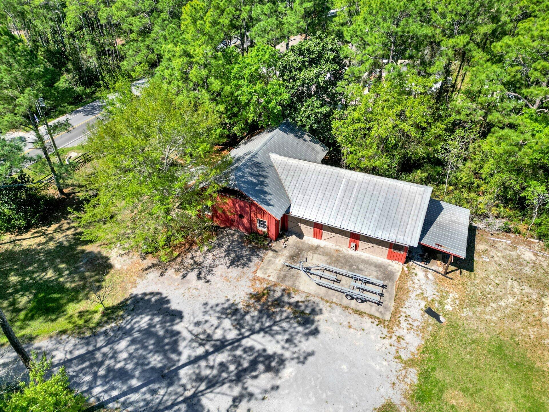 682 Churchill Bayou Road Santa Rosa Beach, FL 32459 - Photo 6 of 23 Overhead Aerial