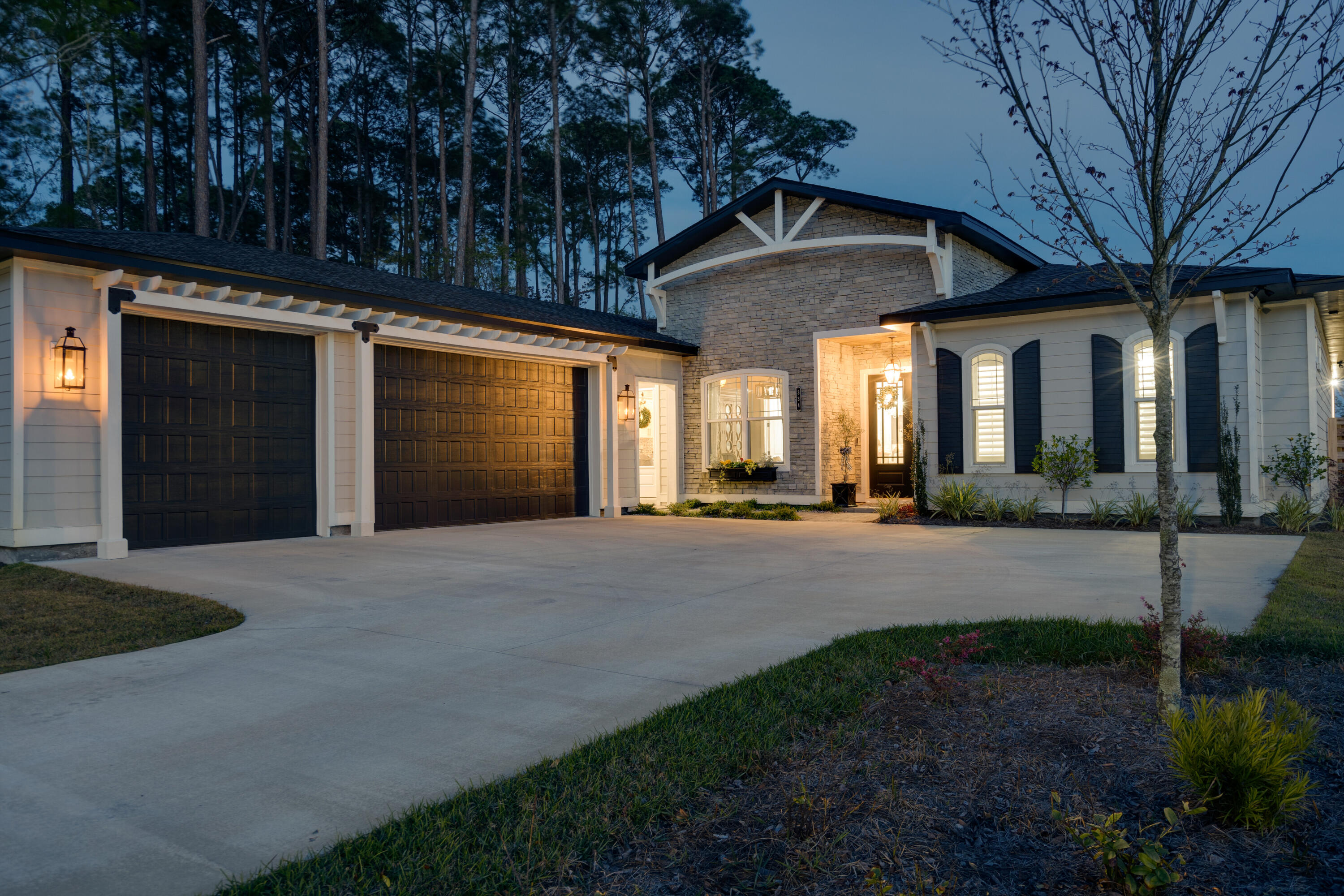 334 Driftwood Point Road Santa Rosa Beach, FL 32459 - Photo 1 of 50 a view of a house with a yard and garage