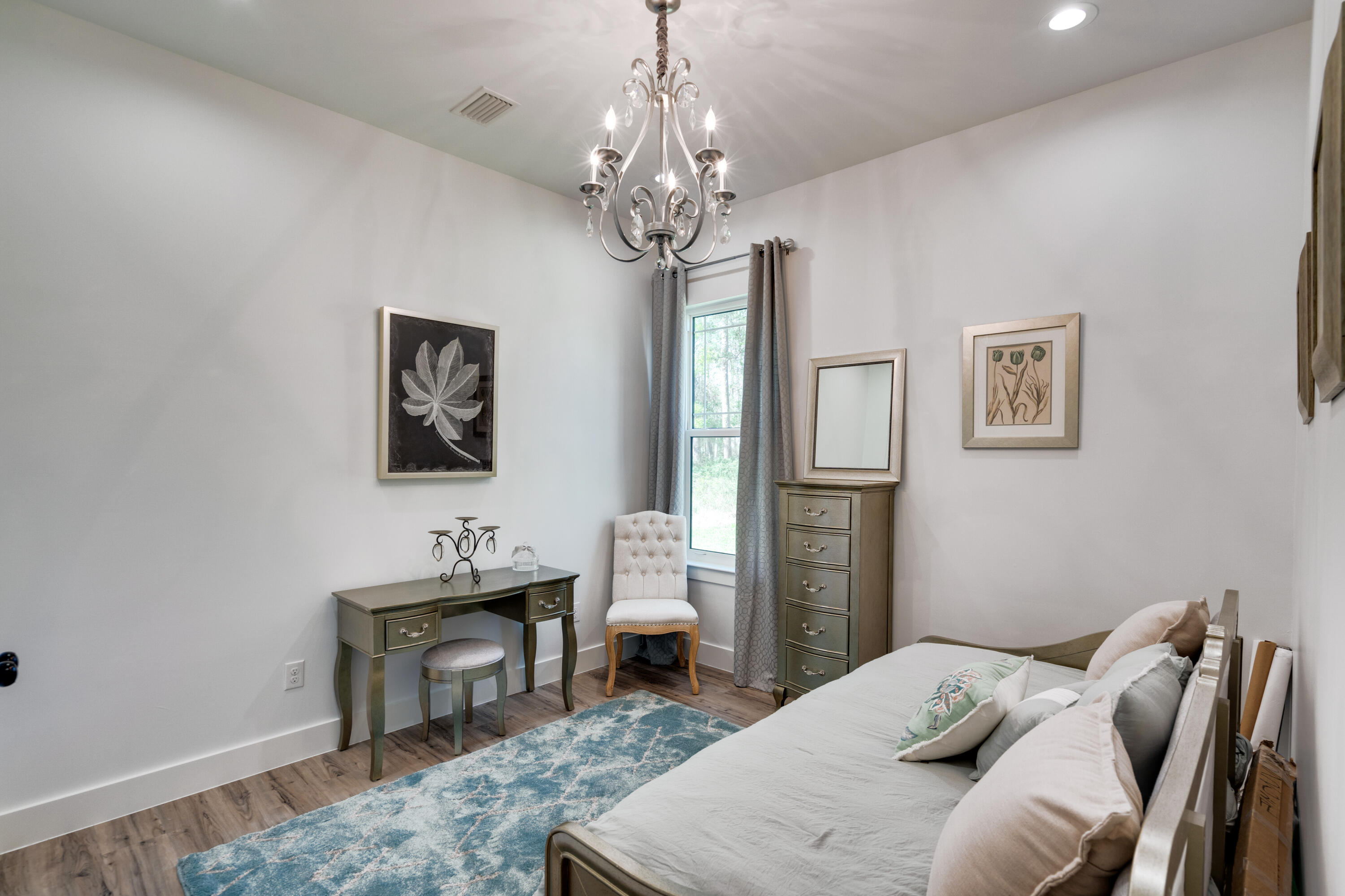 334 Driftwood Point Road Santa Rosa Beach, FL 32459 - Photo 27 of 50 a bedroom with a bed and a table