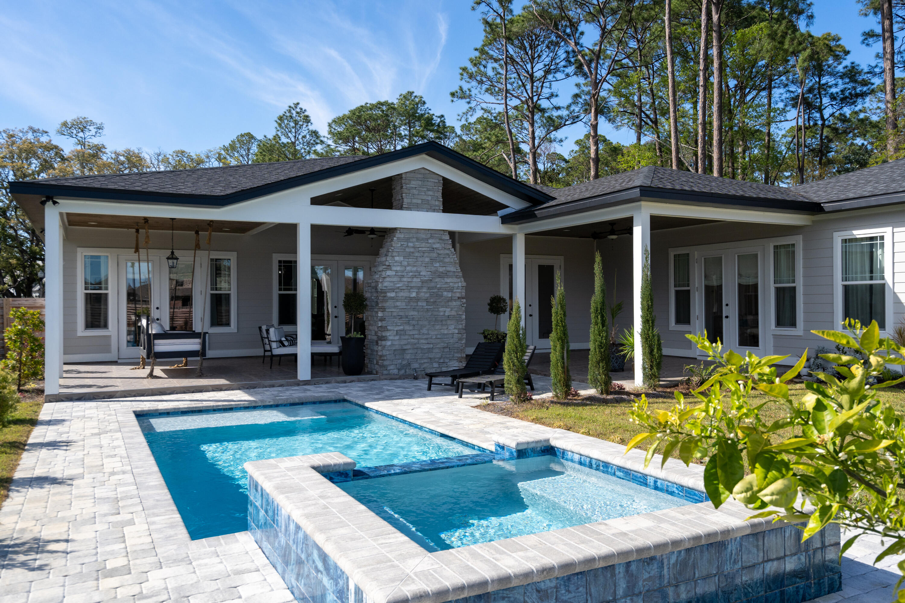 334 Driftwood Point Road Santa Rosa Beach, FL 32459 - Photo 37 of 50 a view of a house with patio outdoor seating