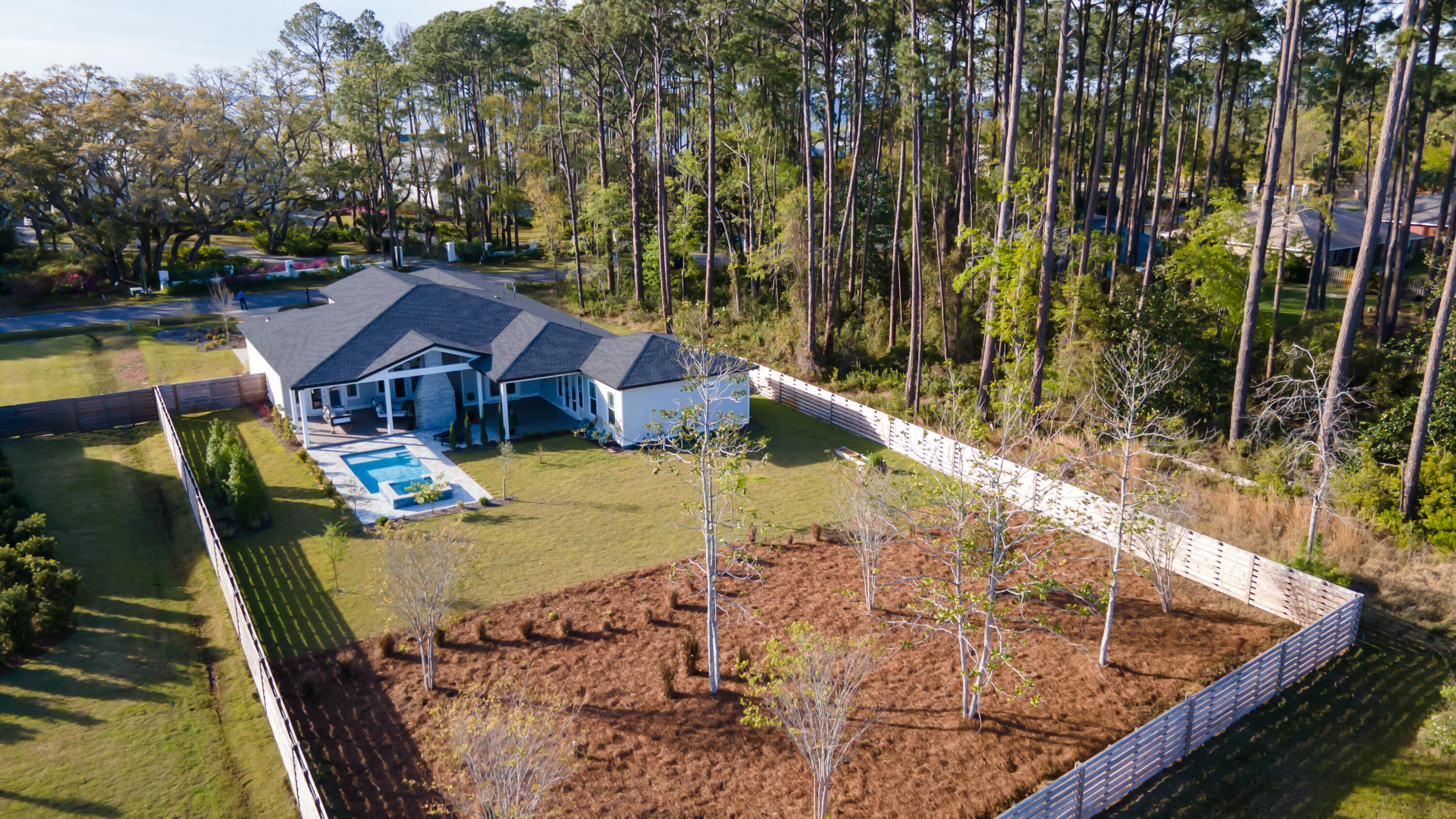 334 Driftwood Point Road Santa Rosa Beach, FL 32459 - Photo 49 of 50 a view of a house with swimming pool