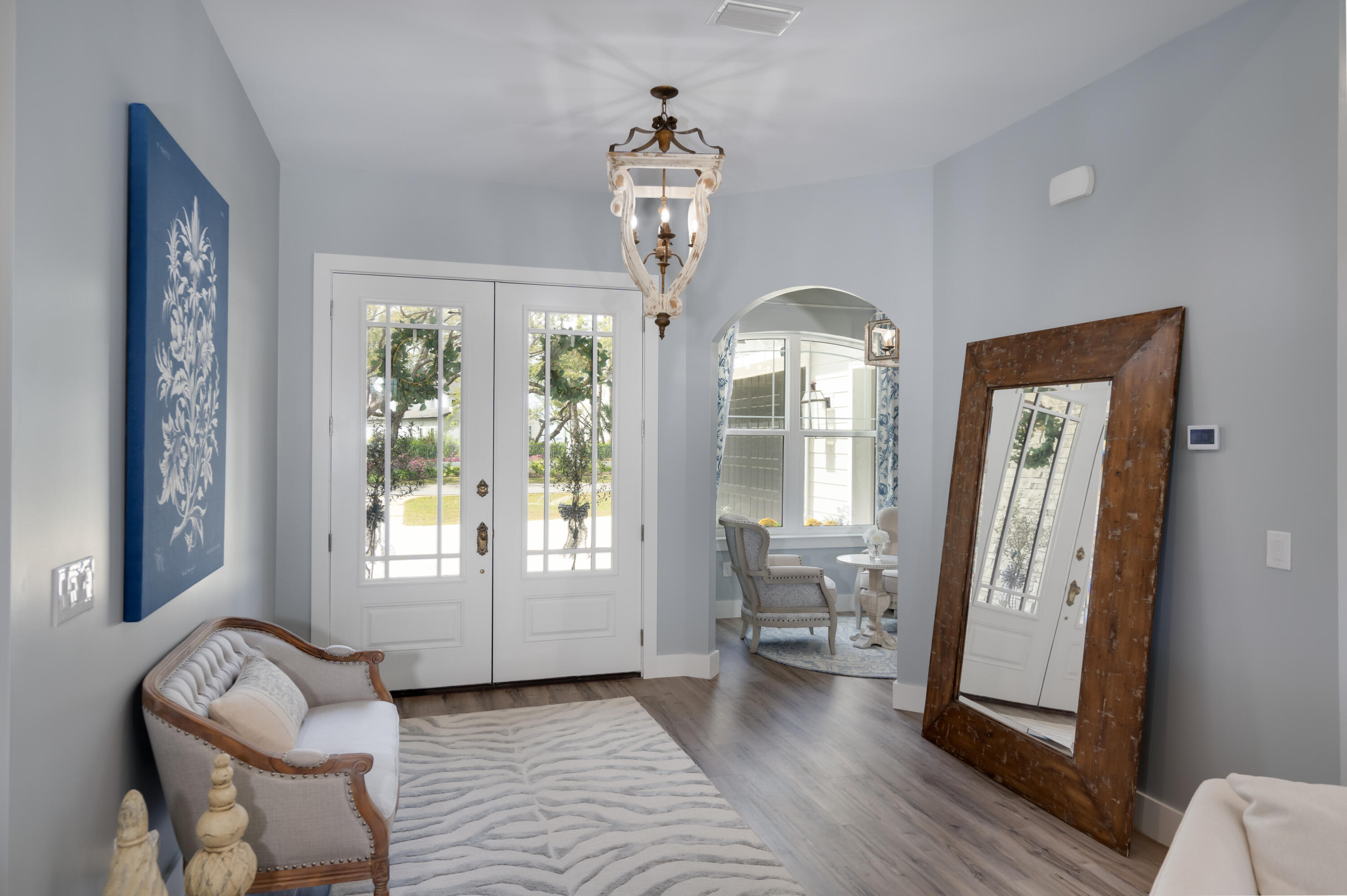 334 Driftwood Point Road Santa Rosa Beach, FL 32459 - Photo 8 of 50 a view of a livingroom with furniture window and wooden floor