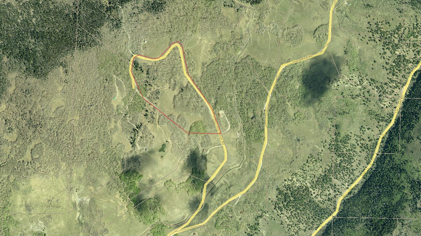 Lot 21 Little Cone Ranch Road Placerville, CO 81430 - Photo 24 of 24 LCR Aerial Lot 21...Love it