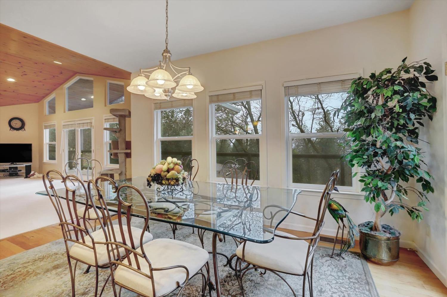 17036 Alice Way Grass Valley, CA 95949 - Photo 12 of 58 a view of a dining room with furniture window and outside view