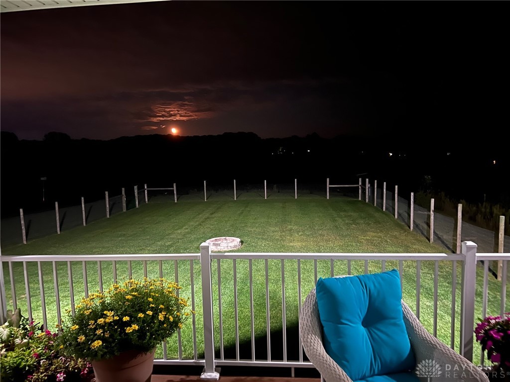 6534 Fowler Road Enon, OH 45323 - Photo 19 of 43 Moon rising over back yard