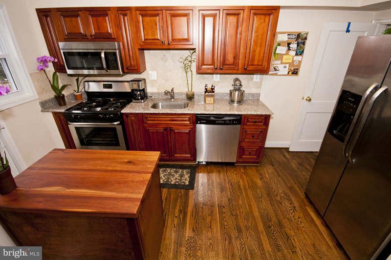 5512 Channing Road Baltimore, MD 21229 - Photo 12 of 29 a kitchen with stainless steel appliances a stove a sink dishwasher and a refrigerator