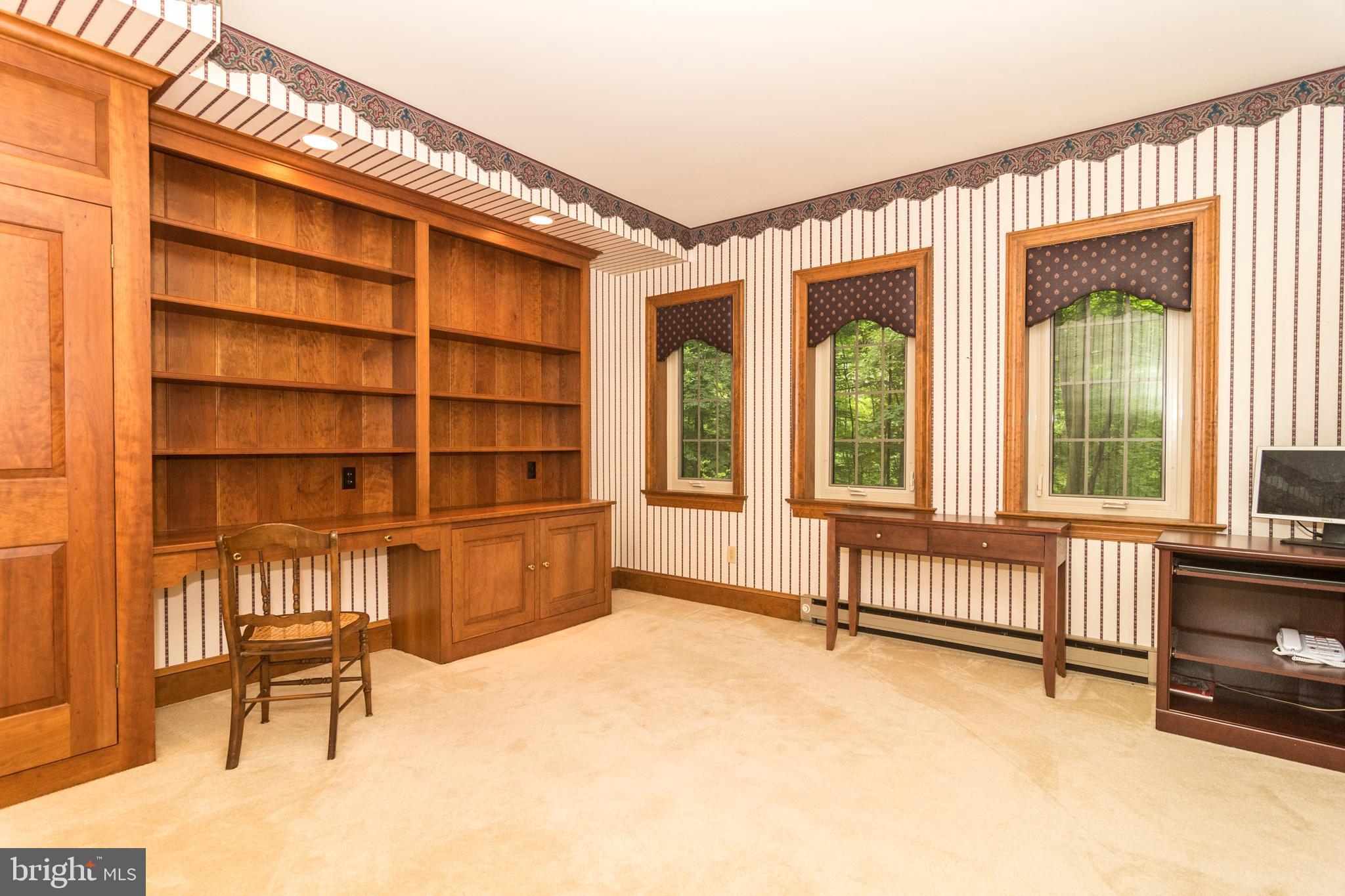 1469 Yellow Springs Road Chester Springs, PA 19425 - Photo 37 of 53 Office w/ beautiful built ins