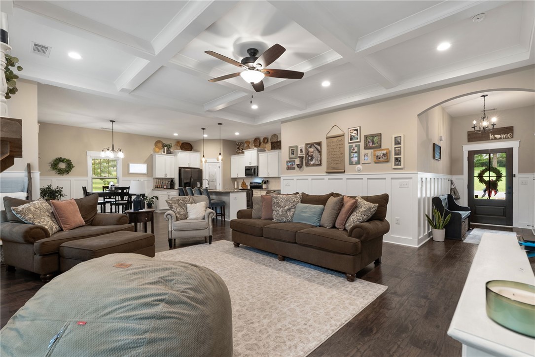 201 Hearthstone Drive Anderson, SC 29621 - Photo 12 of 49 The open-concept living space integrates a well-appointed kitchen and an inviting entry, perfect for daily living and entertaining.