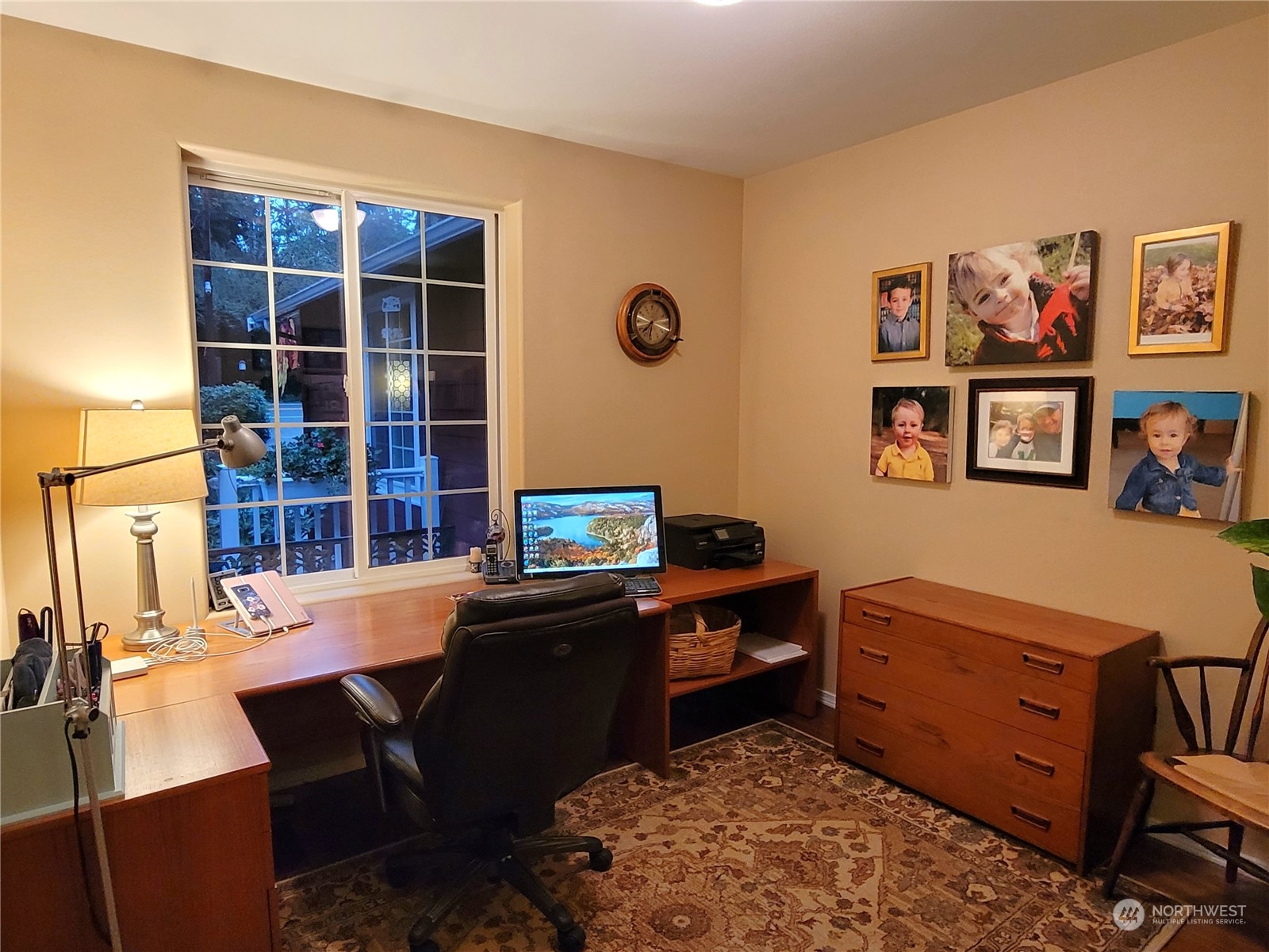 590 East Bush Point Road Freeland, WA 98249 - Photo 21 of 25 a view of a workspace with furniture and a window