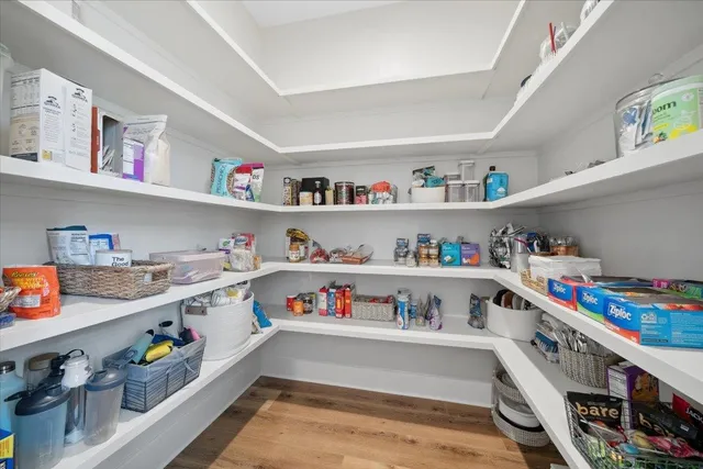 a utility room with lots of baby toys
