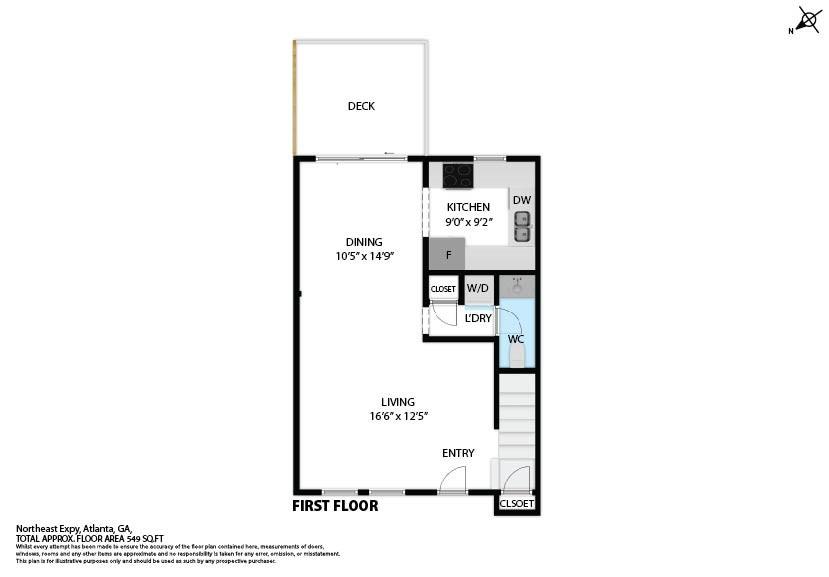 2825 Northeast Expressway, Unit L4 Atlanta, GA 30345 - Photo 33 of 36 a picture of a bench in a room