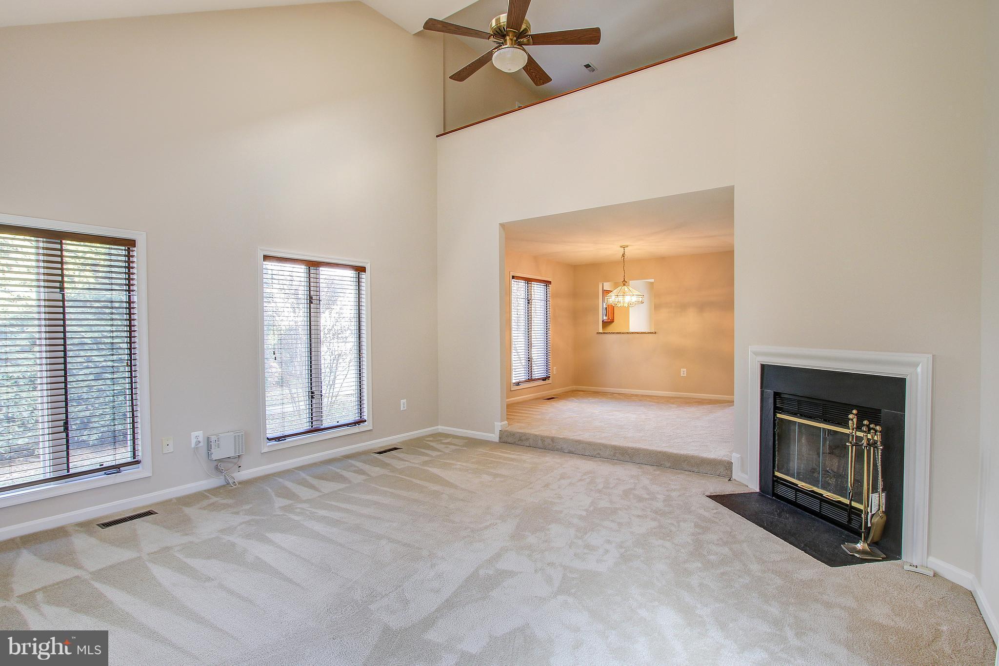 1274 Wedgewood Manor Way Reston, VA 20194 - Photo 10 of 30 Living Room with wood burning fireplace