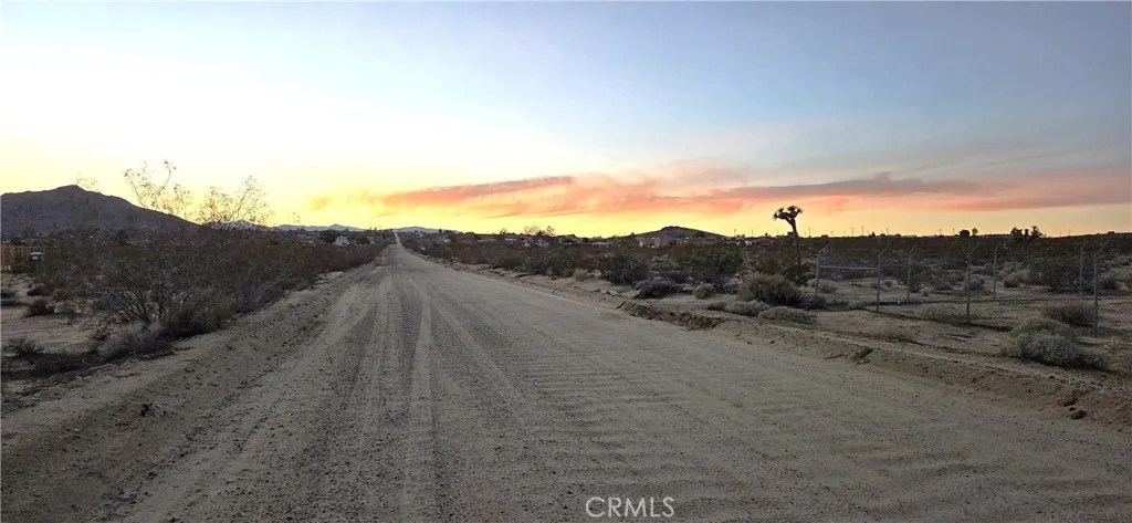 a view of an outdoor space and mountain view