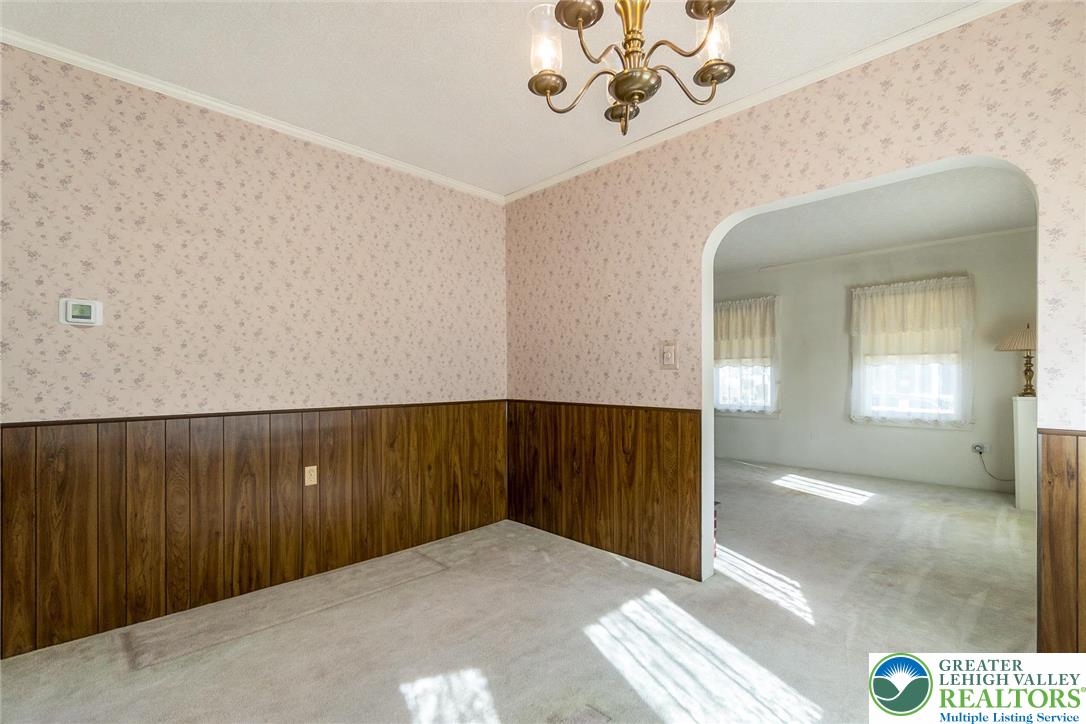 2003 Kemmerer Street Bethlehem, PA 18017 - Photo 18 of 49 a view of a hallway with a chandelier