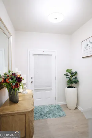 a bed room with a bed and a couch