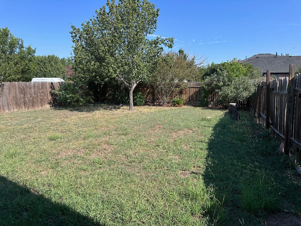 12720 Waynespur Lane Elgin, TX 78621 - Photo 29 of 31 a backyard of a house with lots of green space