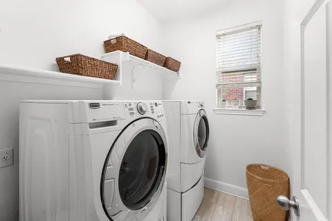a room with a desk and toys
