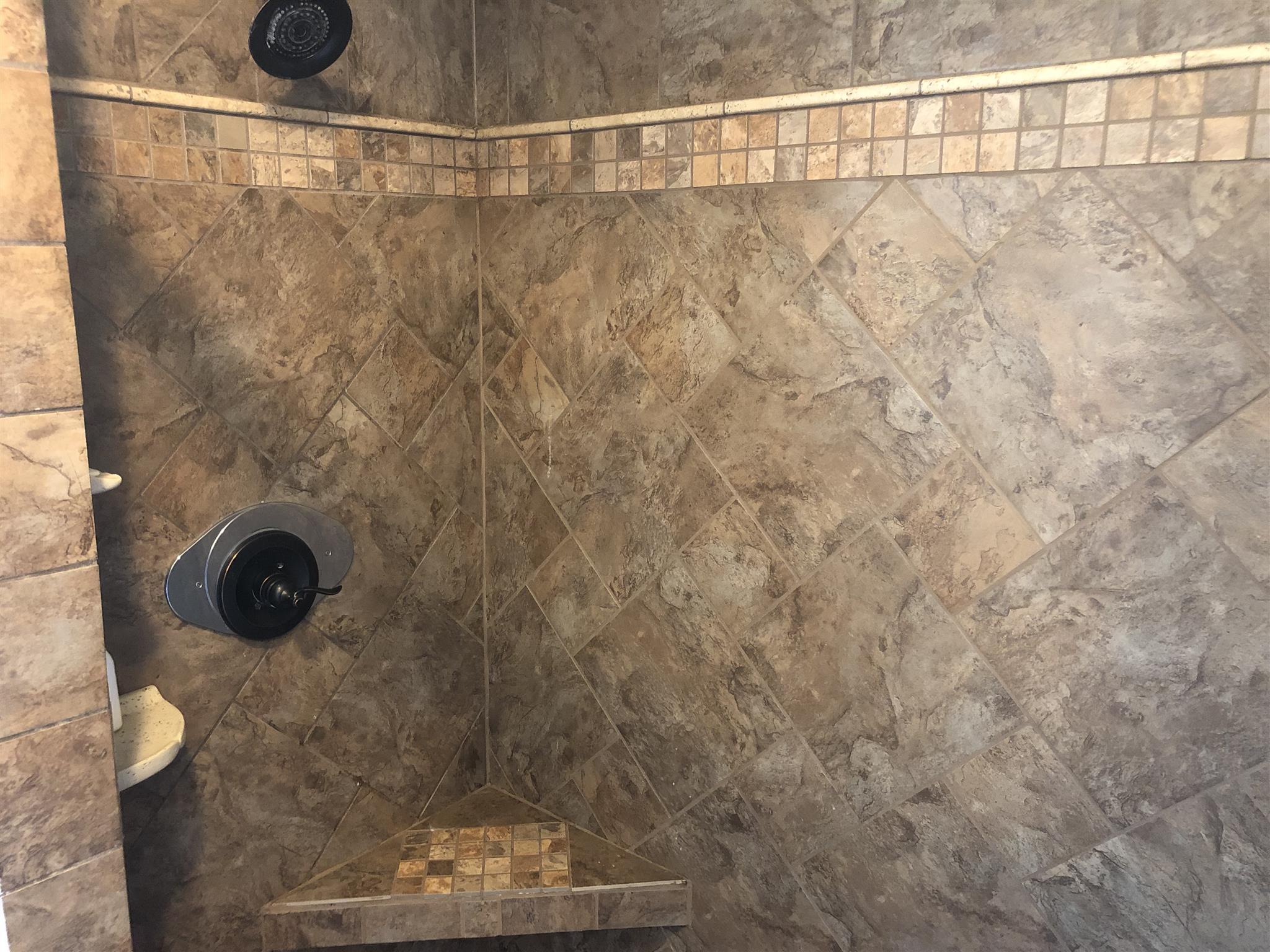 1073 Ervin Pace Road Chapmansboro, TN 37035 - Photo 17 of 19 Beautiful Tiled his and her shower