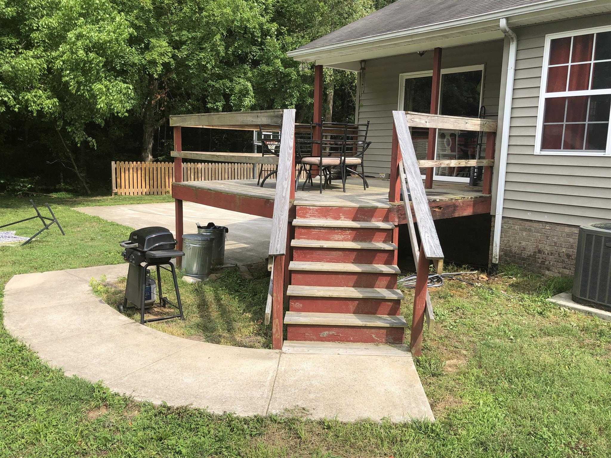 1073 Ervin Pace Road Chapmansboro, TN 37035 - Photo 8 of 19 Close-up of deck area