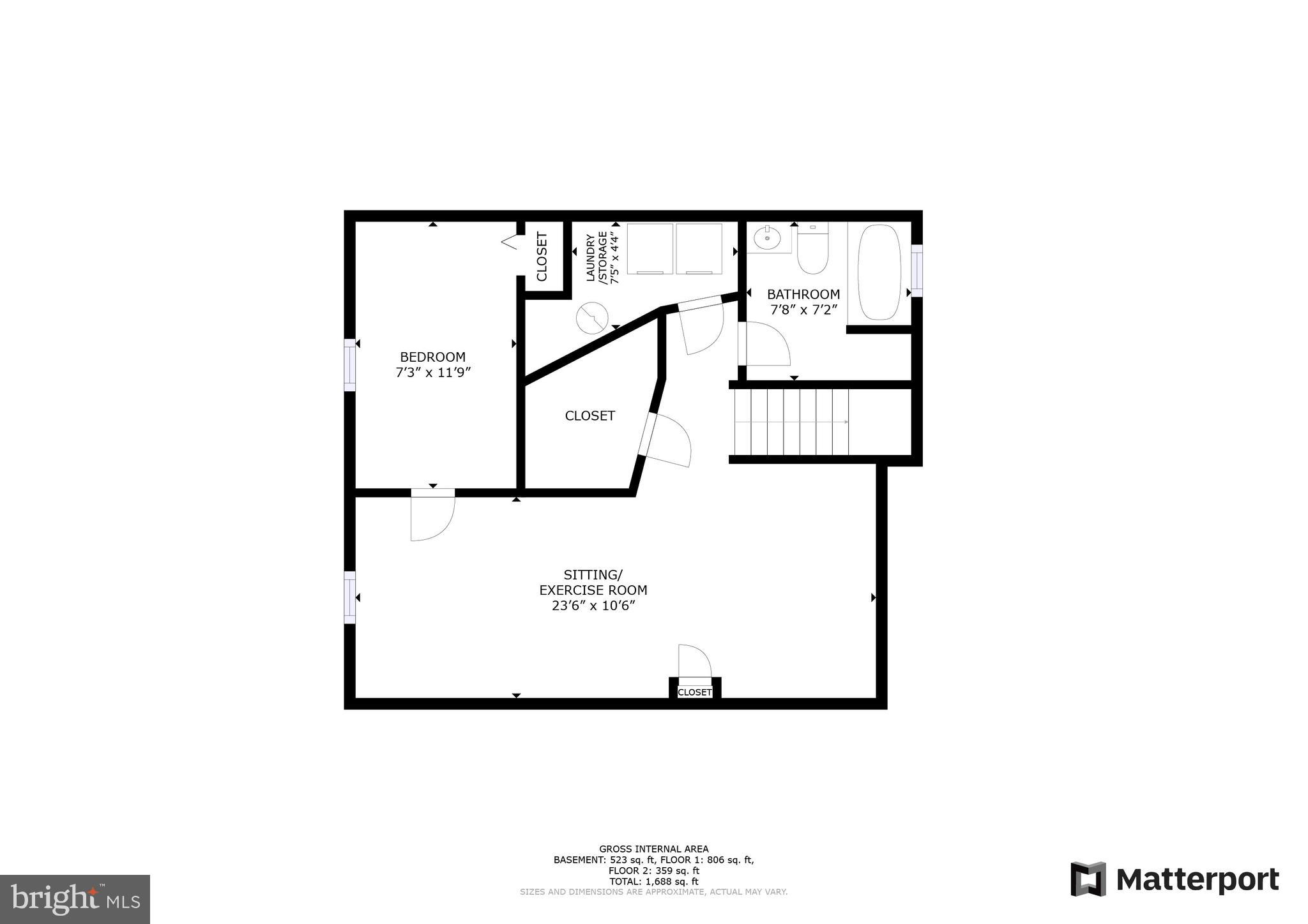 4206 Dahill Road Silver Spring, MD 20906 - Photo 32 of 33 a picture of a wall with a white wall and a painting