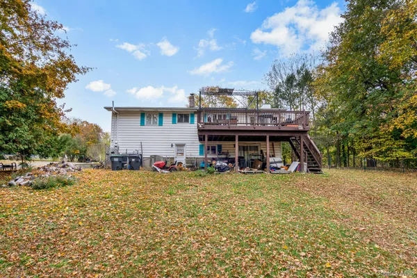 a view of a house with patio