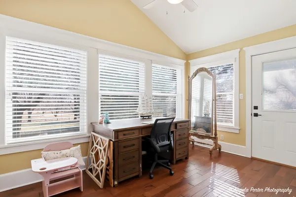 a bathroom with a double vanity sink mirror and double