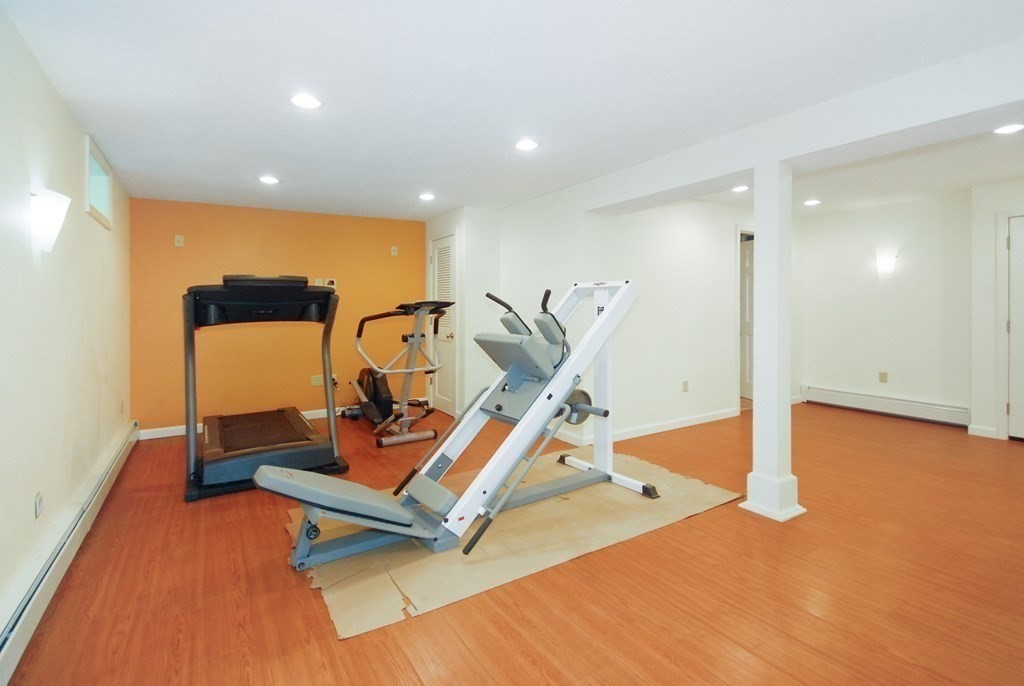 22 Taylor Road Stow, MA 01775 - Photo 23 of 32 a room with gym equipment