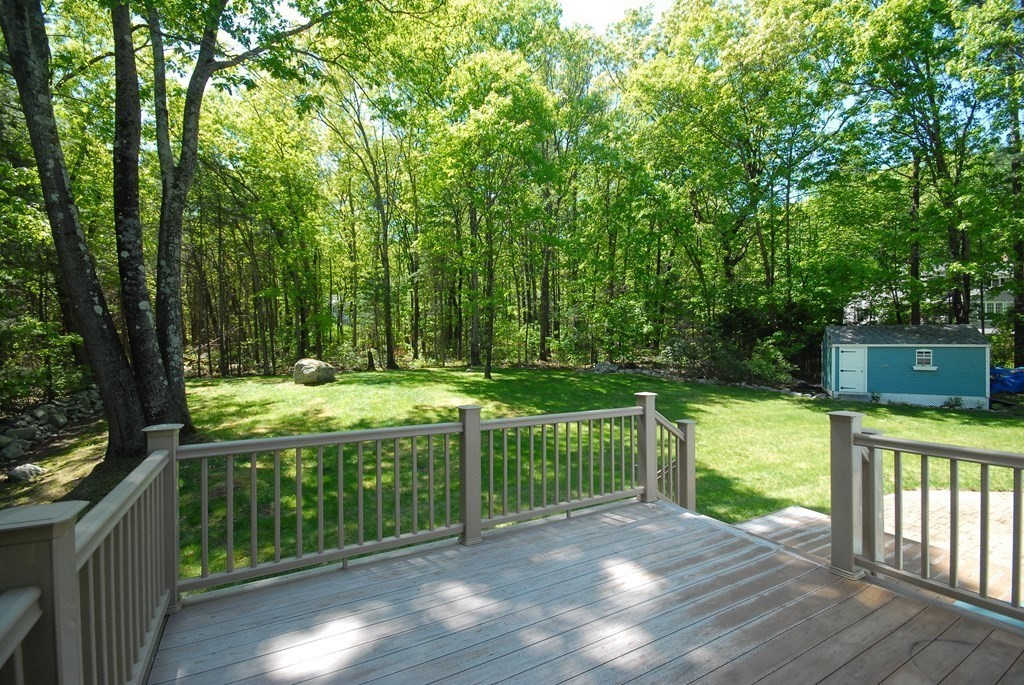 22 Taylor Road Stow, MA 01775 - Photo 28 of 32 a view of a garden with deck