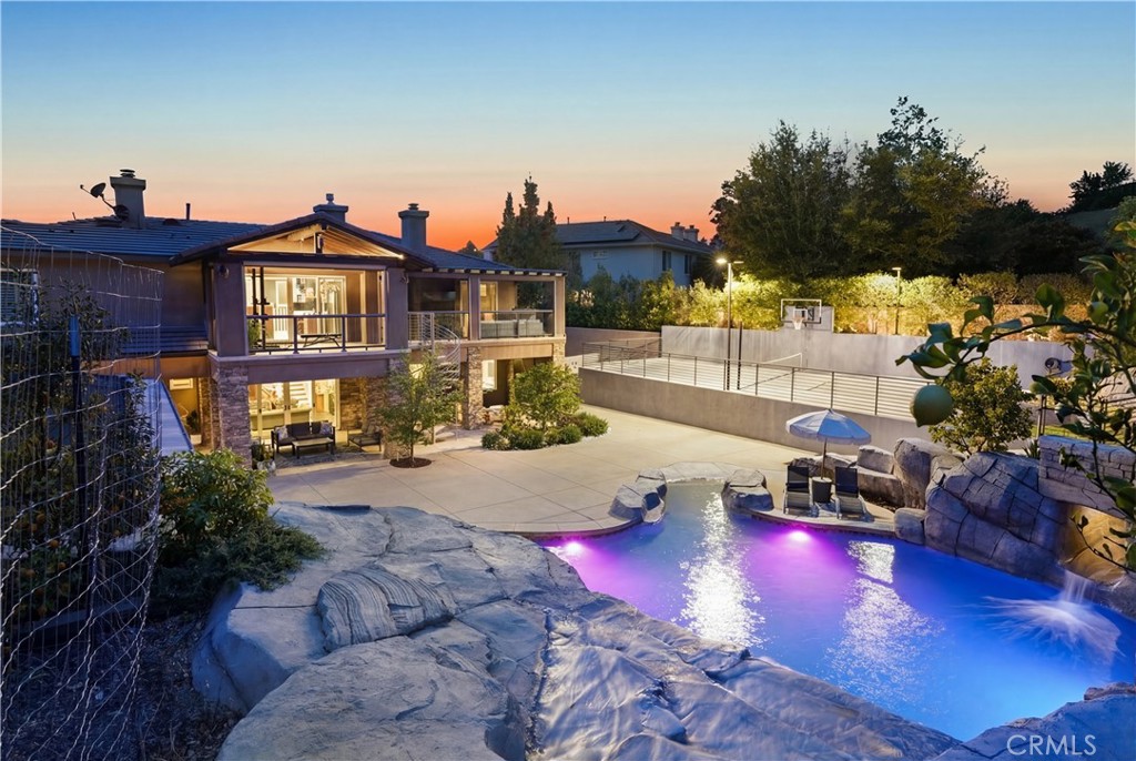 29131 Bouquet Canyon Road Silverado, CA 92676 - Photo 5 of 74 a view of a house with swimming pool and sitting area