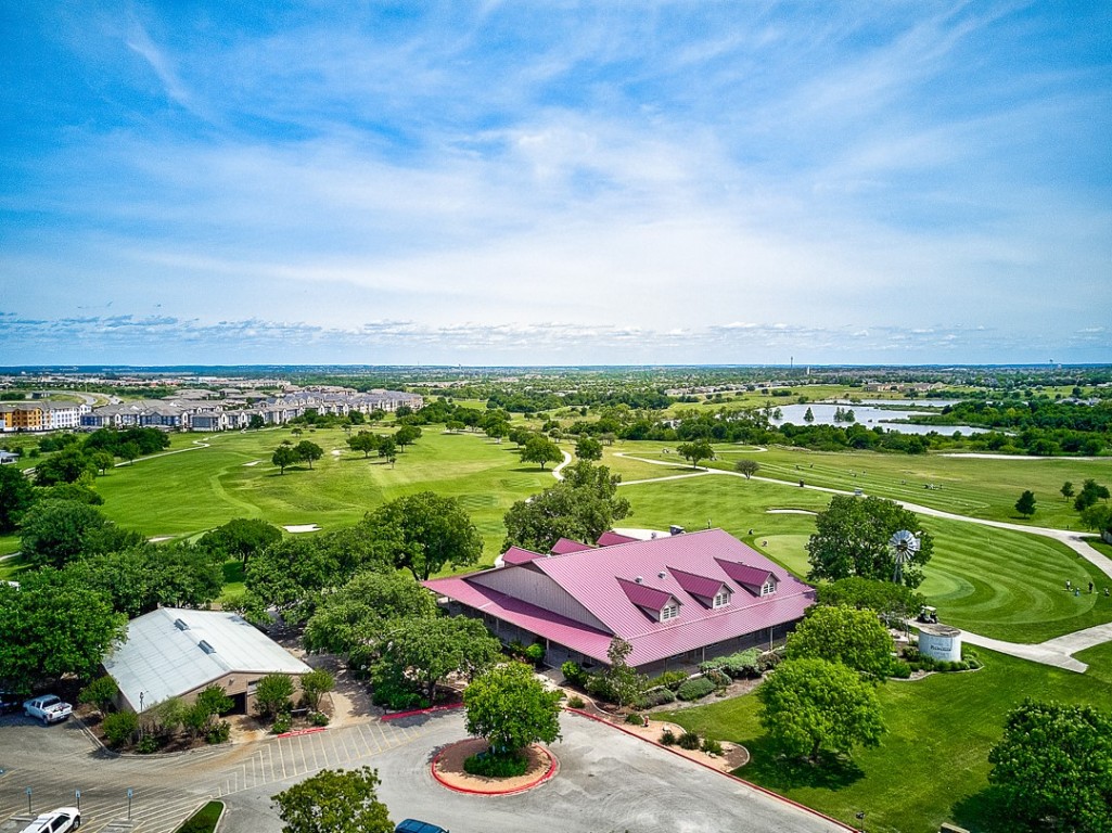 1373 Nevarez Kyle, TX 78640 - Photo 35 of 39 an aerial view of a garden with lawn chairs