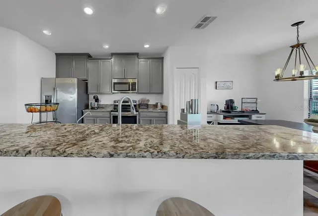 an aerial view of houses and roads