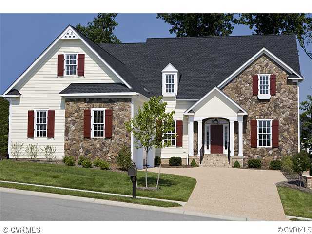 Exterior Front - The Grove built by Homeplaces, Lt