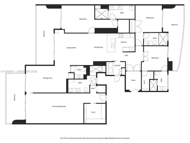 $14,000 | 900 Biscayne Boulevard, Unit 4202, Miami, FL 33132