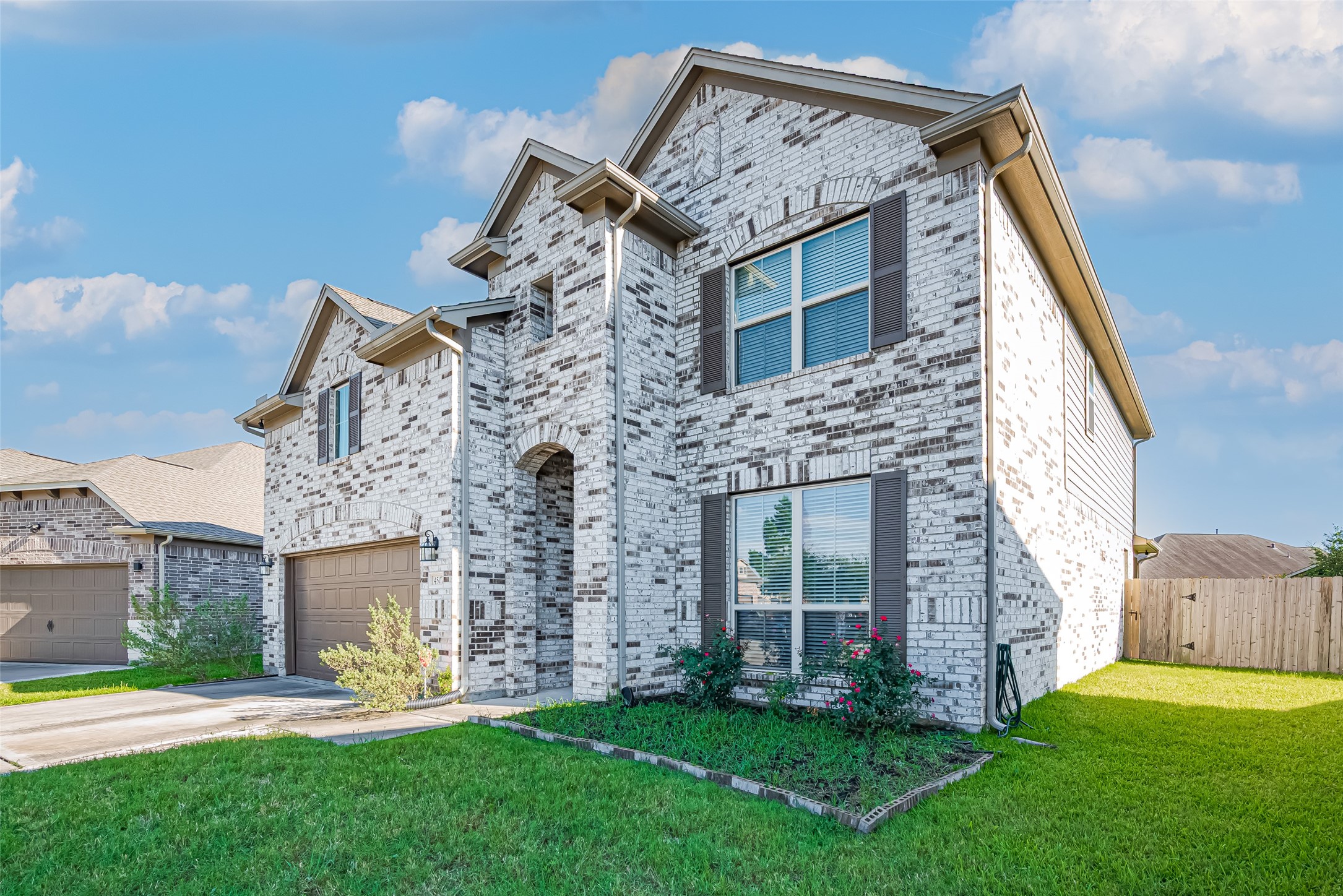 4507 Shallow Hill Court Houston, TX 77084 - Photo 3 of 50 a view of a house with a yard and pathway
